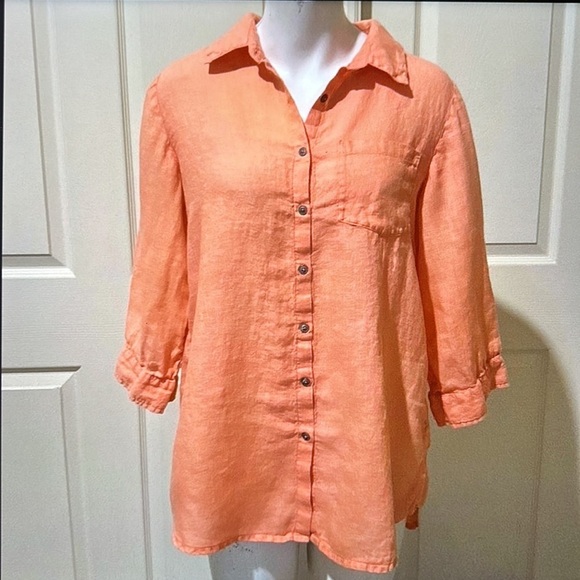 Kyla Seo Ezra Linen Tunic. Size Medium. - Picture 4 of 14